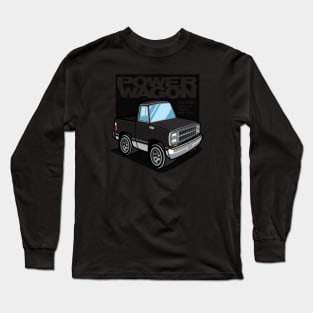 Black - Power Wagon (1980 - White-Based) Long Sleeve T-Shirt